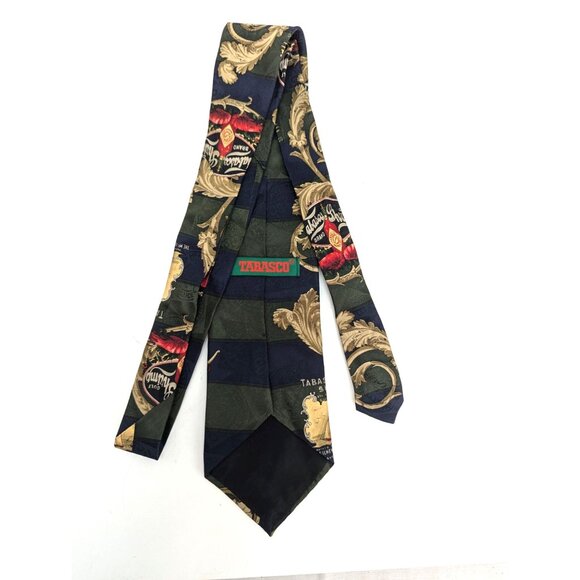 Tabasco Brand Gulf Shrimp Men Silk Necktie Standard 59 Inch WPL 4075 - Picture 5 of 7